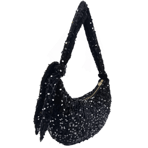 Nooki Nessa Half-moon Sequin Bag